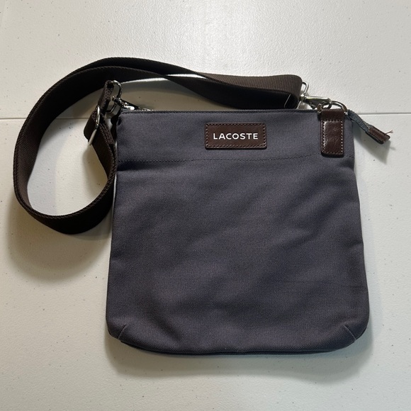 Lacoste Canvas Crossbody Bag - Picture 1 of 8